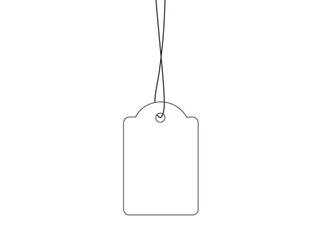 HERMA Etiquette à suspendre, 25 x 38 mm, avec fil blanc
