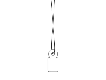 HERMA Etiquette à suspendre, 10 x mm, avec fil blanc