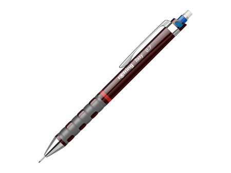 rotring Porte-mines fin Tikky 0,7 mm, rouge vin