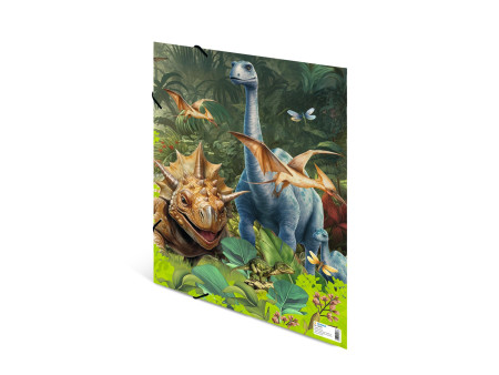 HERMA Chemise à élastique 'Dino World', carton, A3