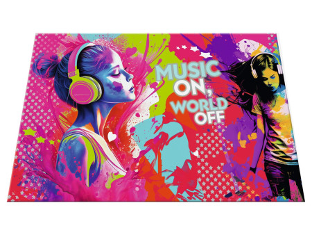 HERMA Sous-main 'Music Girl', (L)550 x (H)350 mm