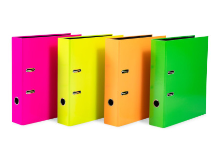 HERMA Classeur à motifs 'Fluo', A4, jaune fluo
