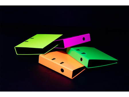 HERMA Classeur à motifs 'Fluo', A4, orange fluo