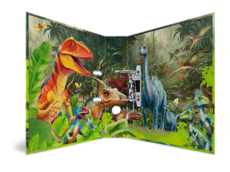 HERMA Classeur à motifs 'Dino World', A4, 70 m