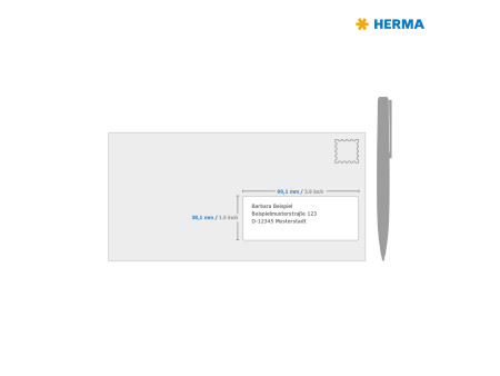 HERMA Etiquette universelle SPECIAL, 99,1 x 38,1 mm, blanc