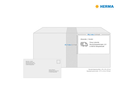HERMA Etiquette universelle SPECIAL, 99,1 x 67,7 mm, blanc