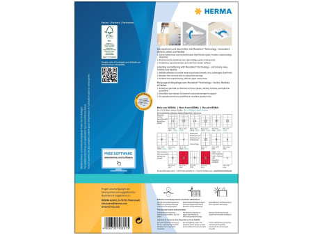 HERMA Etiquette universelle SPECIAL, 63,5 x 38,1 mm, blanc
