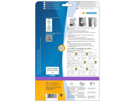 HERMA Etiquette dos de classeur SPECIAL, 192 x 61 mm, blanc