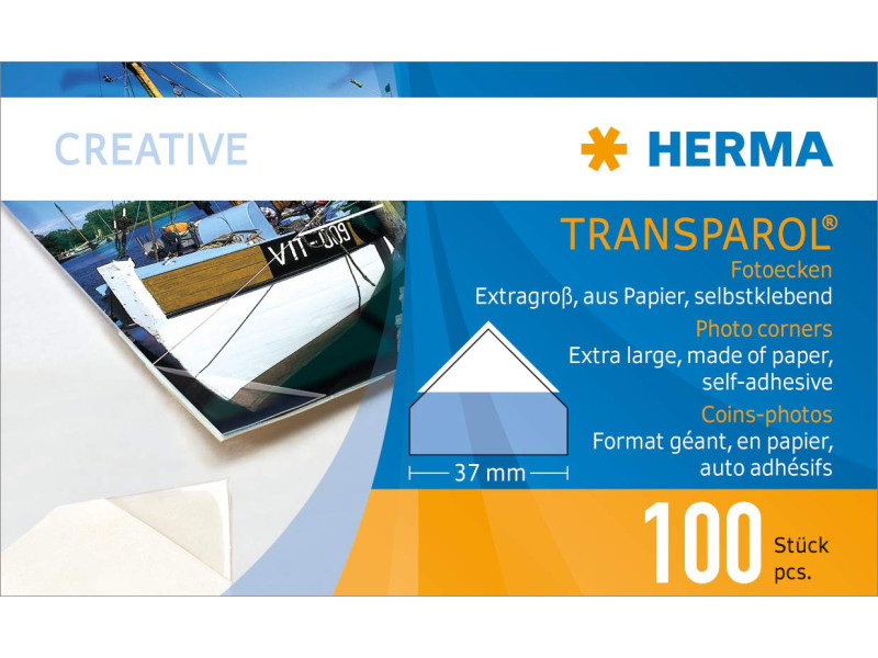 HERMA Transparol Coins-photos, extra grand, bandes de 2