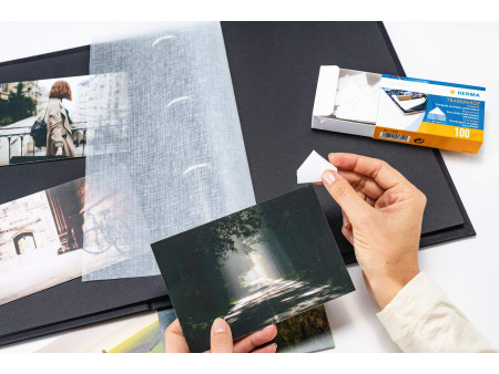 HERMA Transparol Coins-photos, extra grand, bandes de 2
