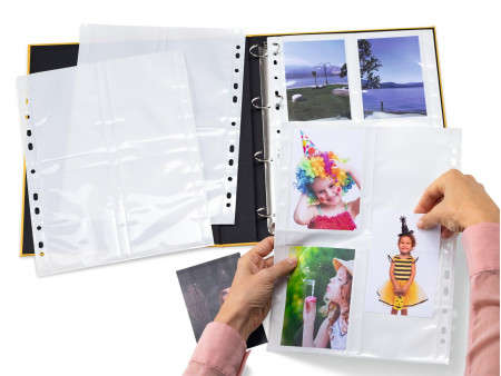 HERMA Pochettes photos Fotophan A4, pour photos 9 x 13 cm,
