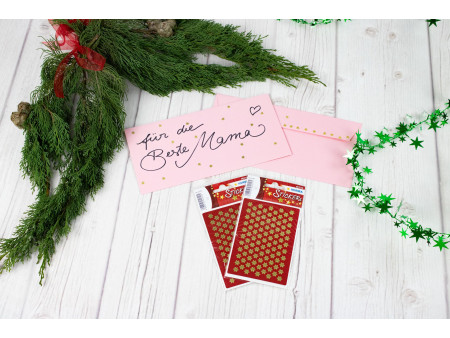 HERMA Autocollants de Noël DECOR 'étoiles', 6 mm, or