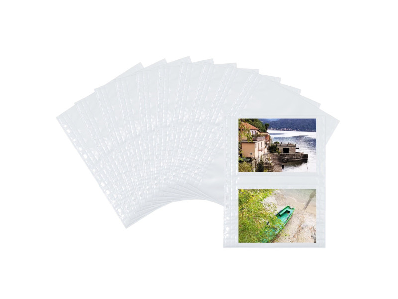 HERMA Pochettes transparentes Fotophan A4, pour photos