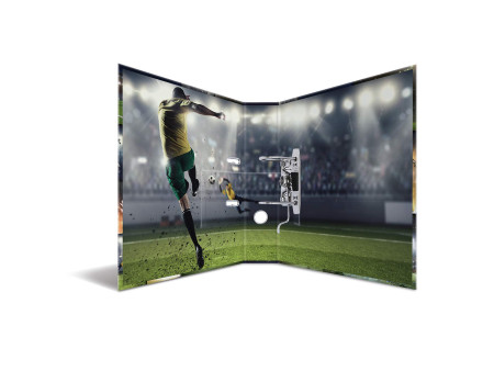 HERMA Classeur à levier à motifs 'football', dos: 70 mm,