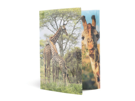HERMA Chemise à élastiques 'girafe', PP Glossy, A4