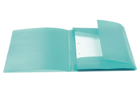 HERMA Chemise à élastiques, PP, A4, turquoise translucide