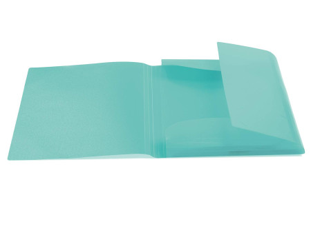HERMA Chemise à élastiques, PP, A3, turquoise translucide