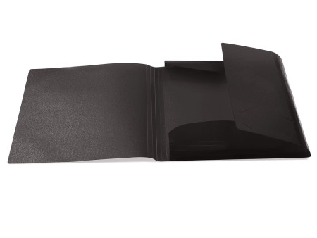 HERMA Chemise à élastiques, PP, A4, noir translucide