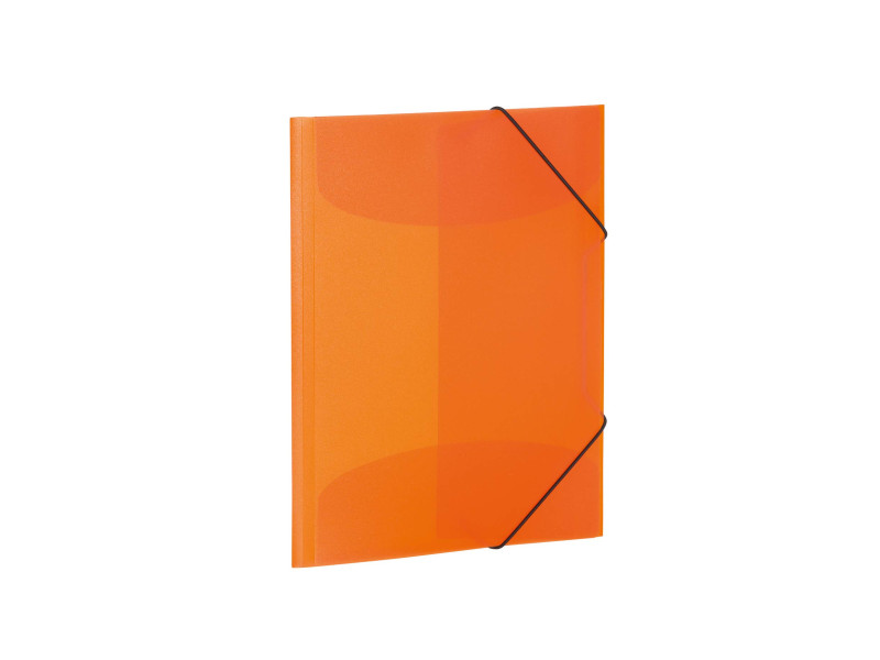 HERMA Chemise à élastiques, PP, A4, orange translucide