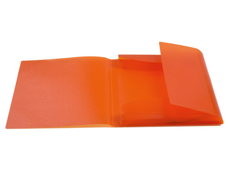 HERMA Chemise à élastiques, PP, A4, orange translucide