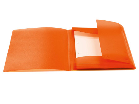 HERMA Chemise à élastiques, PP, A4, orange translucide