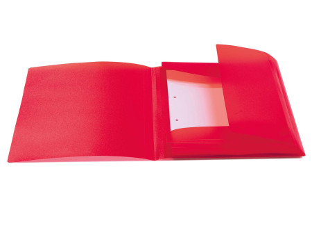 HERMA Chemise à élastiques, PP, A4, rouge translucide