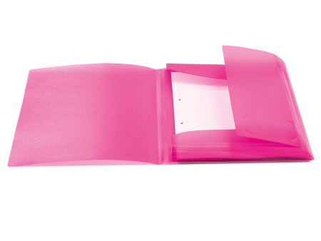 HERMA Chemise à élastiques, PP, A4, rose translucide