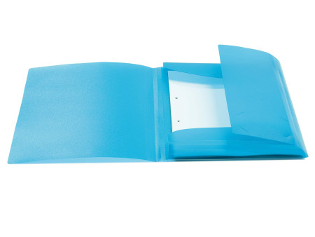 HERMA Chemise à élastiques, PP, A4, bleu clair translucide