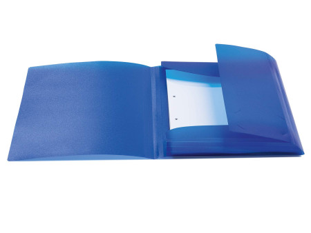 HERMA Chemise à élastiques, PP, A4, bleu foncé translucide