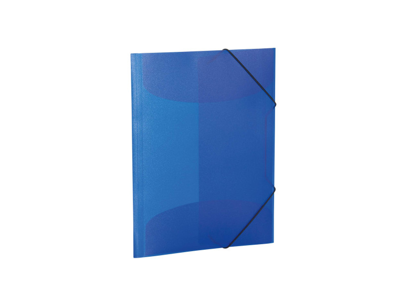 HERMA Chemise à élastique, PP, A3, bleu foncé translucide