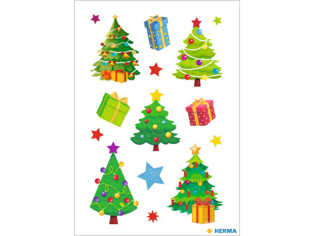 HERMA Stickers de Noël DECOR 'Sapin de Noël'
