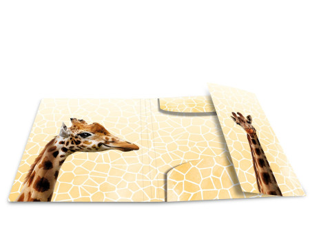 HERMA Chemise à élastiques Animaux exotiques, A4, girafes