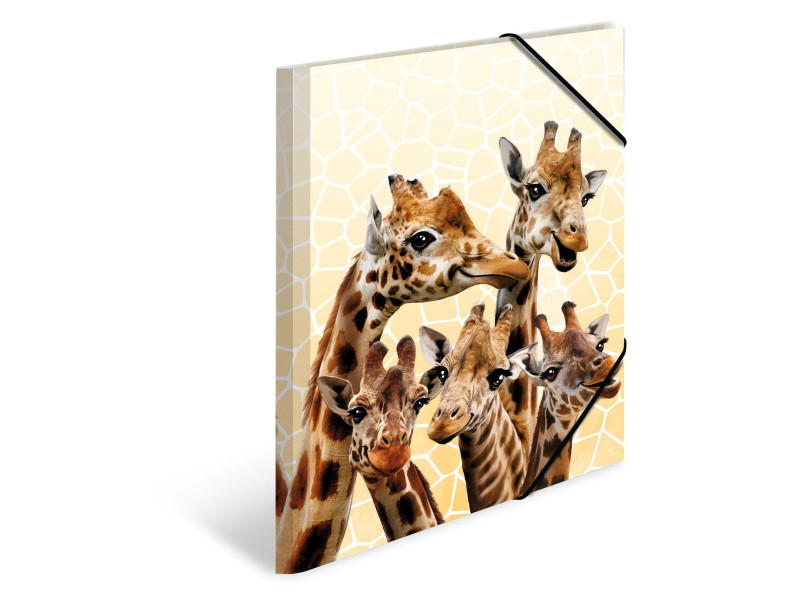 HERMA Chemise à élastiques Animaux exotiques, A3, girafes
