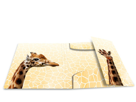 HERMA Chemise à élastiques Animaux exotiques, A3, girafes