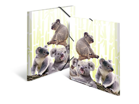 HERMA Chemise à élastiques Animaux exotiques, A3, koalas