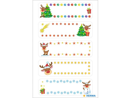 HERMA Autocollants de Noël DECOR 'Little Rudolph'