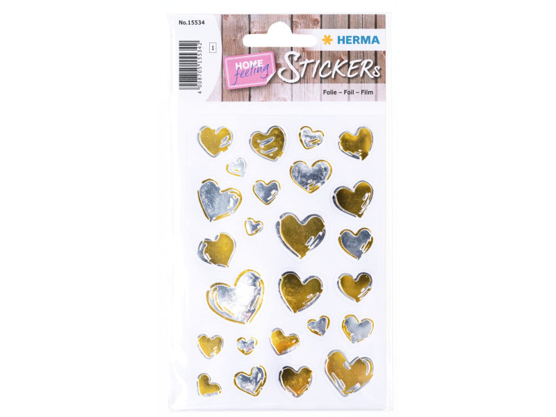 HERMA Autocollant Home feeling 'Coeurs'