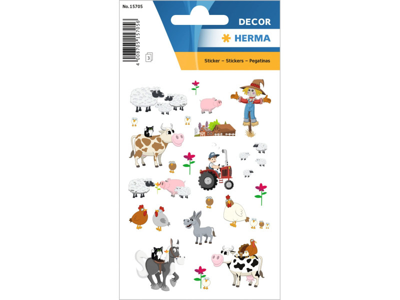 HERMA Autocollants DECOR 'Petite ferme'