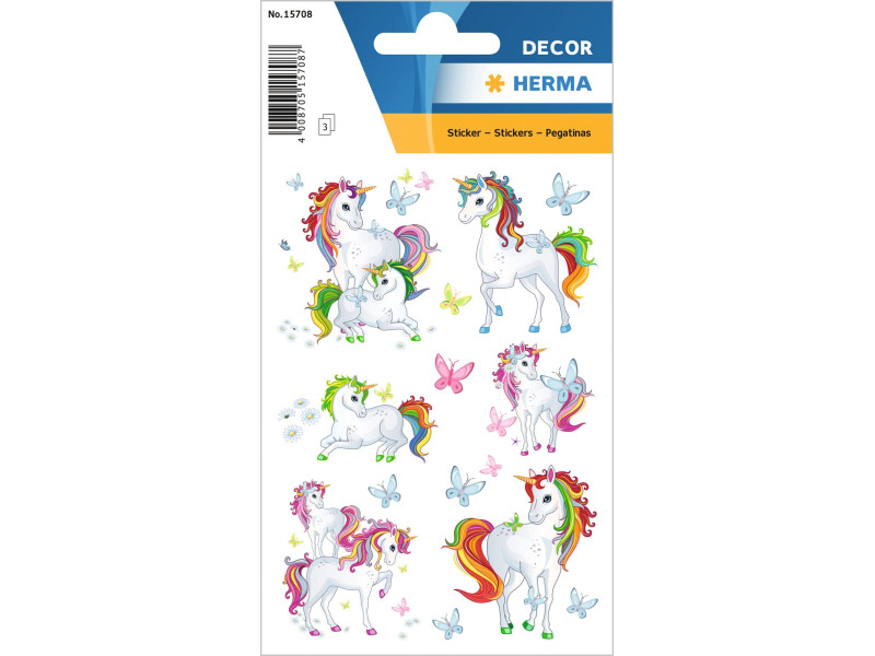 HERMA Autocollants DECOR 'Unicorn Best Friends'