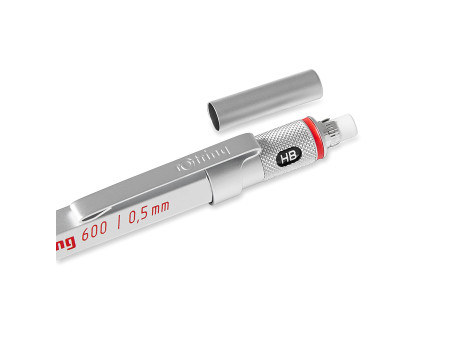 rotring Porte-mines 600, 0,5 mm, argent