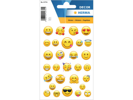 HERMA Autocollants DECOR 'Lovely Emojis'