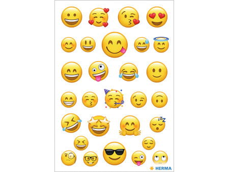 HERMA Autocollants DECOR 'Lovely Emojis'