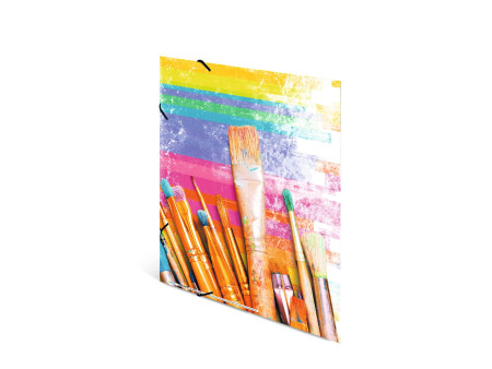 HERMA Chemise à élastiques 'Pinceaux', carton, A3