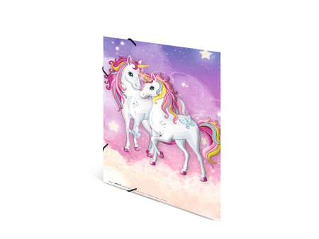 HERMA Chemise à élastiques 'Licorne', carton, A3