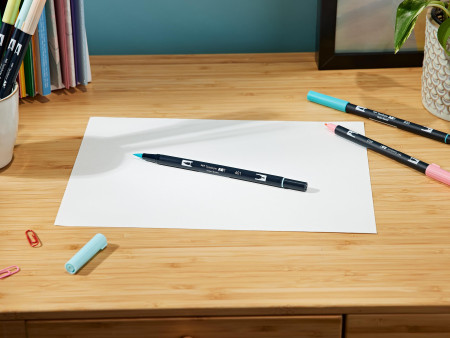Tombow Feutre double pointe 'ABT DUAL BRUSH PEN', set de 6