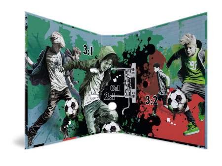 HERMA Classeur à motifs 'Street Soccer', A4, 70 mm