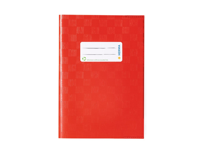 HERMA Protège-cahier, A5, en PP, rouge opaque