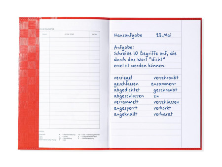 HERMA Protège-cahier, A5, en PP, rouge opaque