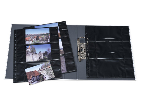 HERMA Pochettes transparentes A4 Fotophan, pour photos 9x13