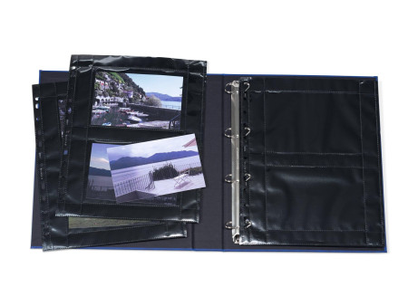 HERMA Pochettes transparentes A4 Fotophan, pour photos 10x15